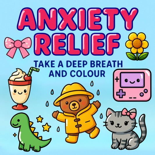 Anxiety relief- Cozy Colouring book